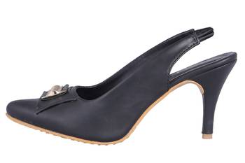 Black stylish Fancy Heels for women 3