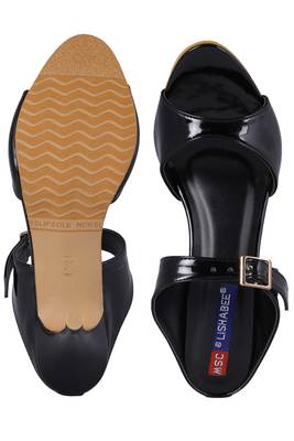 Black stylish Fancy Heels for women 5