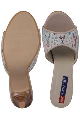 White stylish Fancy Heels for women 5