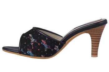 Black stylish Fancy Heels for women 3