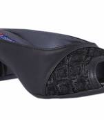 Synthetic Black stylish Fancy Heels for women