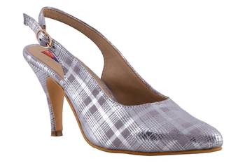 Women grey  heels sandals 1