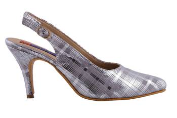 Women grey  heels sandals 2