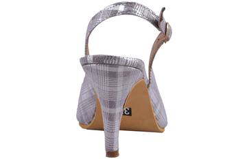 Women grey  heels sandals 4