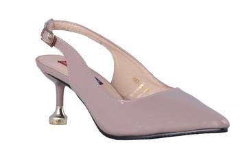 Women purple back strap sandals 1