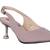 Women purple back strap sandals