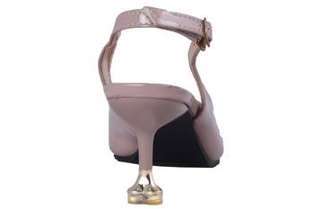 Women purple back strap sandals 4