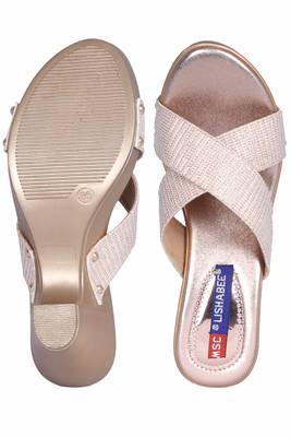 Women Synthetic block heel sandals 5