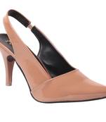 Women  Brown back strap  Heel sandals