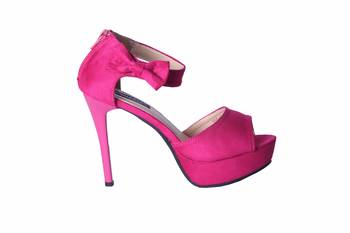 Women Pink Synthetic  closed back  stiletto  Heels 2
