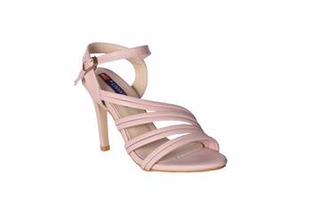 Women Pink  back strap Heels 1