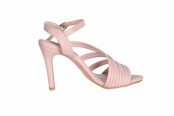 Women Pink  back strap Heels 2