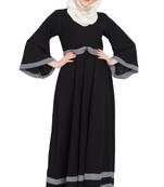 Black Plain Nida Abaya