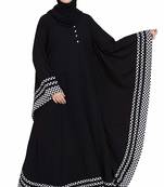 Black Plain Nida Abaya