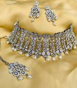 Gold diamond necklace-sets