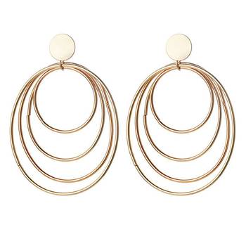 Gold earrings 1