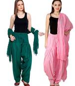 multicolor cotton Patiala with cotton Dupatta