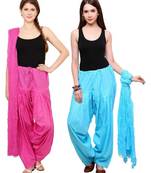 multicolor cotton Patiala with cotton Dupatta