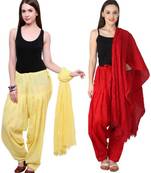 multicolor cotton Patiala with cotton Dupatta