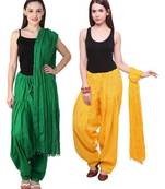 multicolor cotton Patiala with cotton Dupatta