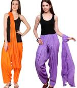multicolor cotton Patiala with cotton Dupatta