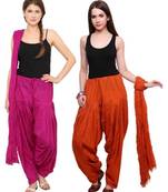 multicolor cotton Patiala with cotton Dupatta