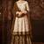 Off-white embroidered georgette salwar