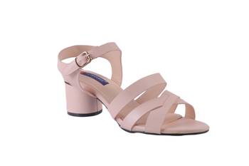 Women Synthetic pink  Sandals back strap 1