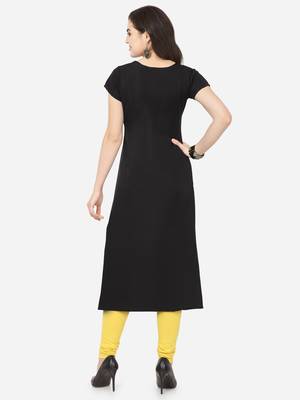 Black printed crepe kurtas-and-kurtis 2