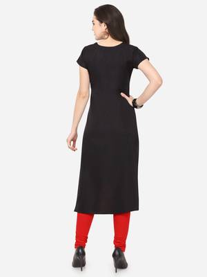 Multicolor printed crepe kurtas-and-kurtis 2