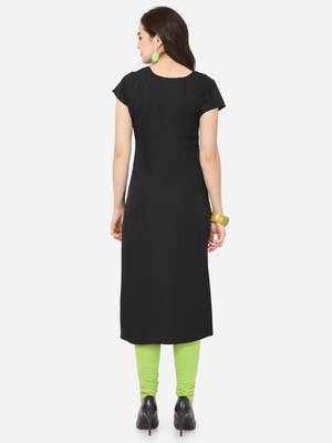Multicolor printed crepe kurtas-and-kurtis 2