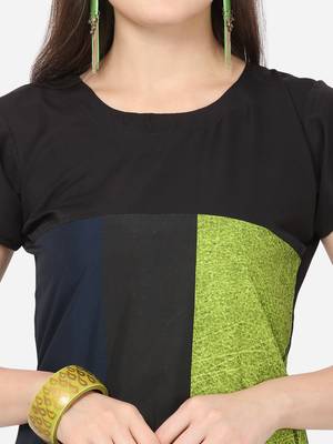 Multicolor printed crepe kurtas-and-kurtis 4
