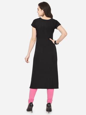 Multicolor printed crepe kurtas-and-kurtis 2