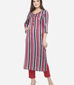 Multicolor plain cotton kurtas-and-kurtis