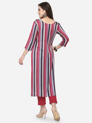 Multicolor plain cotton kurtas-and-kurtis 2
