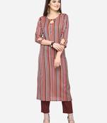 Multicolor plain cotton kurtas-and-kurtis