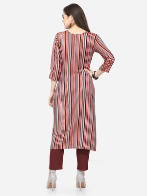 Multicolor plain cotton kurtas-and-kurtis 2