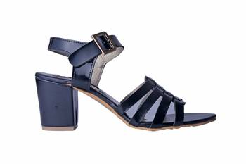 Women Synthetic Black  block Heels 2