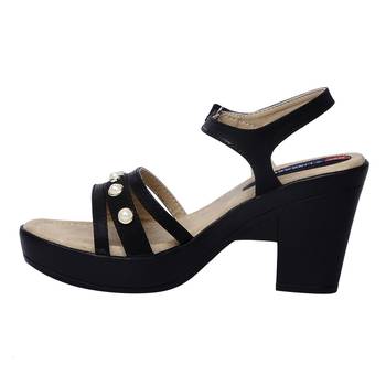 Women Synthetic Black sandal 3