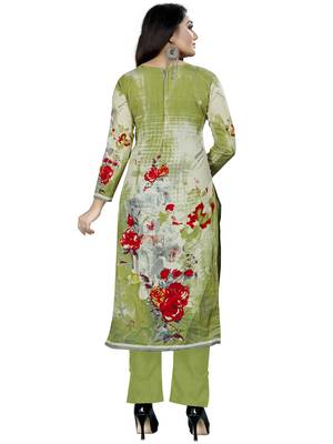 Green Floral Print Cotton Salwar 4