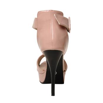 women Peach synthetic Stilettos 4