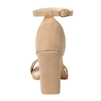 women Cream synthetic Stilettos 4