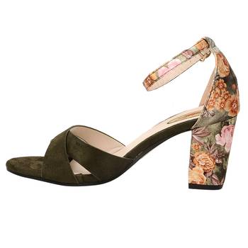 women Green synthetic Stilettos 3