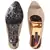 Women Synthetic Gold Heels