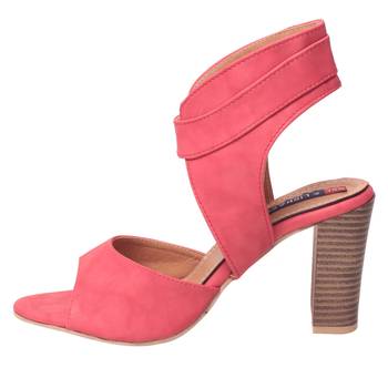 Women Synthetic Peach Heels 3