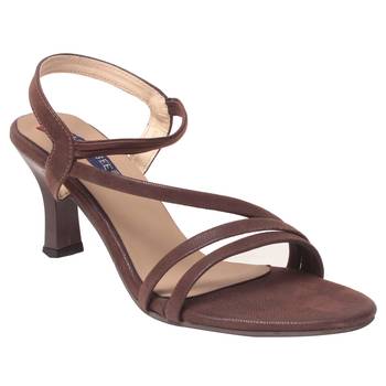 Women Synthetic Brown Heels 1