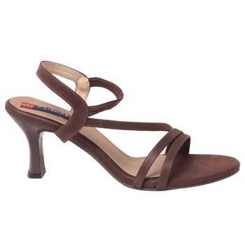 Women Synthetic Brown Heels 2