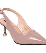 Women Synthetic Nude Heels