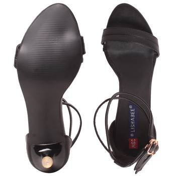 Women Synthetic Black Heels 5