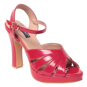 Women Synthetic Red Heels 1